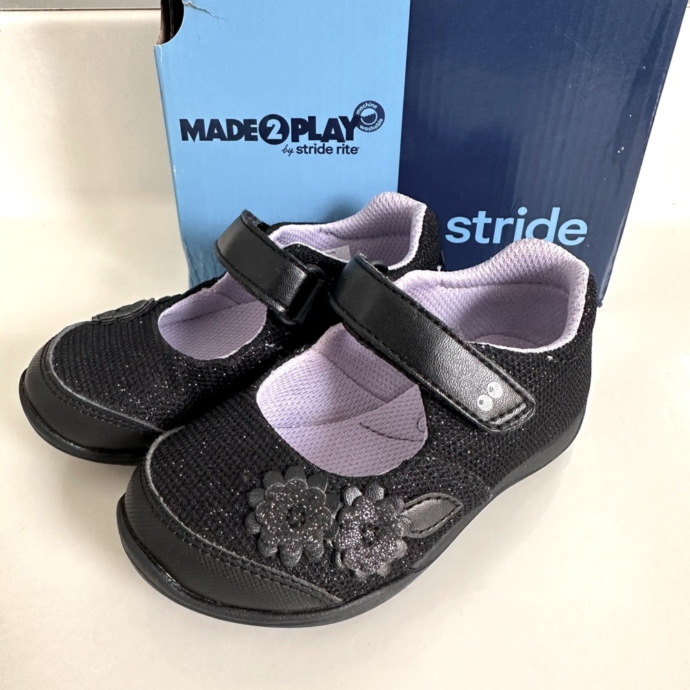 Stride Rite girls Black Mary Jane